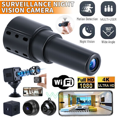 #ad Mini IP Camera WiFi HD 1080P Hidden IP Night Vision Camcorder Home Security Cam $18.99