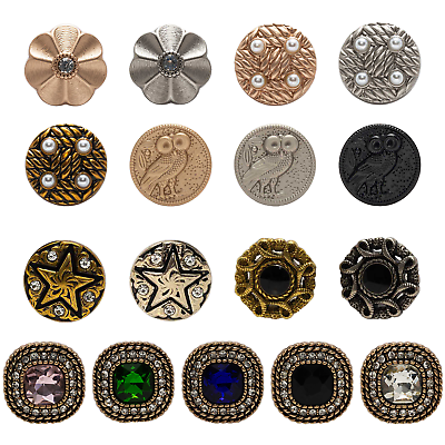 #ad 5pcs Metal buttons for Sewing Clothing Gift Crafts Jacket Coat Decor three sizes $4.19