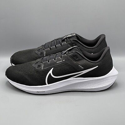 #ad Nike Zoom Pegasus 40 Mens 14 Running Shoes Sneakers Air Black White Training Gym $59.45