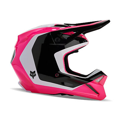 #ad Fox Racing V1 Nitro Motocross Helmet Black Pink 31370 285 $229.95