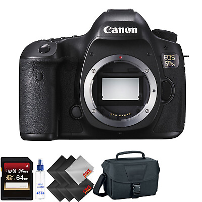 #ad Canon EOS 5DS DSLR Camera Body Only 64GB Memory Card 1 Year Warranty $1549.95