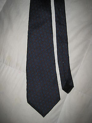 #ad 55 x 3.5 Black Blue Silk Tie Necktie Lord Ascot 1039 $7.99