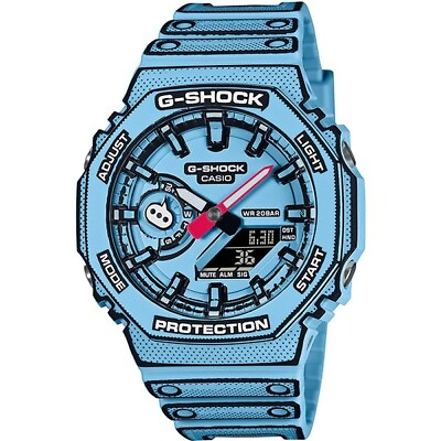 #ad Pre Order Casio G SHOCK MANGA THEME GA 2100MNG 2AJR Men#x27;s Watch Octagon Blue New $182.98