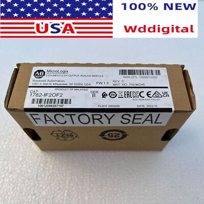 #ad New Factory Sealed AB 1762 IF2OF2 SER B MicroLogix 1200 I O Module 1762IF2OF2 $331.20