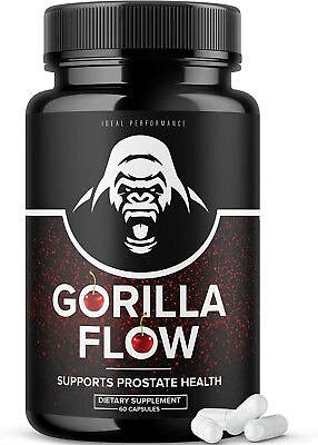 #ad Gorilla Flow Prostate Supplement 60 Capsules $34.95