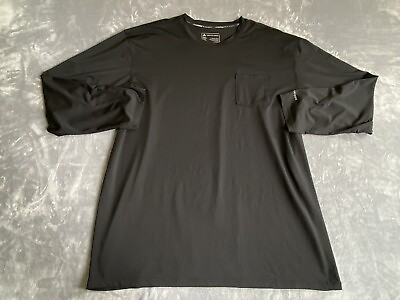 #ad Artic Cool Shirt Mens 3XL Black Long Sleeve Crew Performance Stretch Running $19.99