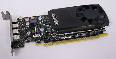#ad DELL NVIDIA Quadro P600 2GB GDDR5 4x Mini DisplayPort Low Profile GPU R9X8Y $42.99