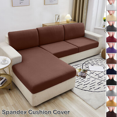 #ad 1 3 Seater Recliner Replacement Sofa Seat Cushion Covers Stretch Couch Protector $19.39
