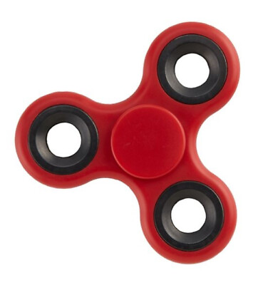 #ad Hand Tri Spinner Designed Anti Anxiety Stress Red $6.49