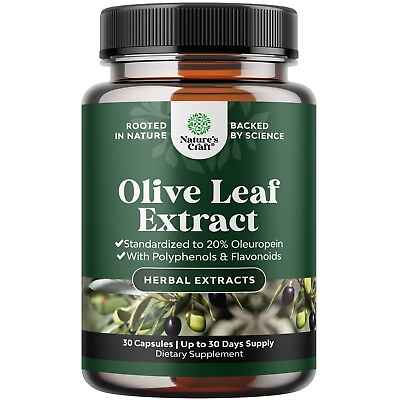 #ad Potent Olive Leaf Extract Capsules High Strength Antioxidant Supplement $9.99