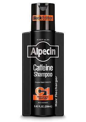#ad Alpecin Caffeine C1 Black Edition Men#x27;s Natural Hair Growth Shampoo 250ml $16.25