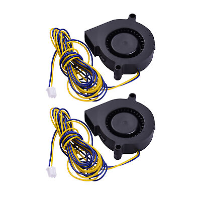 #ad 2pc Blower Fan Brushless Cooling Fan 50*50*15mm 24V Compatible with 3D P7T1 $8.56