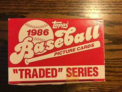 #ad 1986 Topps Traded set Jose Canseco 1T 132T Bo Jackson Barry Bonds $33.99