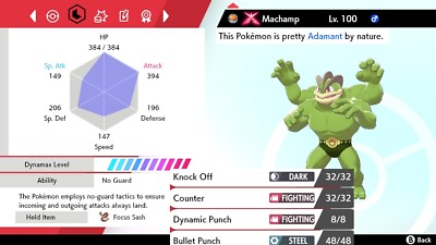 #ad Pokemon Sword and Shield 6iv Shiny Machamp FAST DELIVERY $1.99