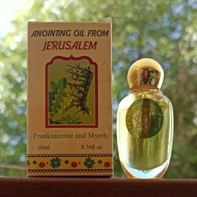 #ad Anointing OIL From Jerusalem Frankincense and Myrrh Blessing From Holy Land Gift $12.40