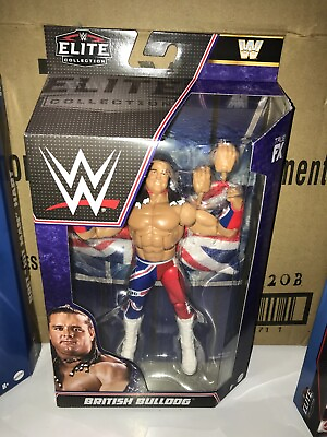 WWE Elite Davey Boy Smith British Bulldog 6quot; Figure Collector Edition ELITE 94 $26.95