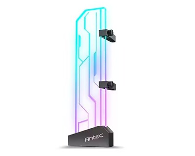 #ad Antec RGB GPU Support Bracket Graphics Card Holder Tempered Glass quot;EXPRESS SHIP $30.00