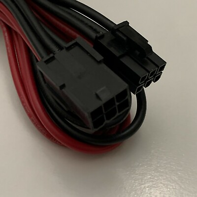 PCI Extender PCIe Cable 24 inch 16 AWG 6 pin Female to Male $8.50