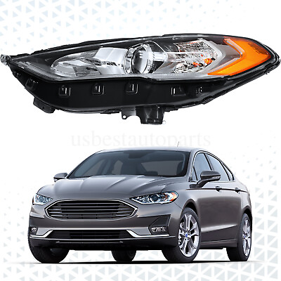 #ad LH Left Driver Side Headlight W LED DRL Projector For 2017 2020 Ford Fusion $102.87