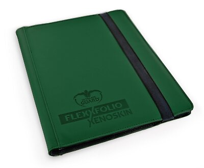 #ad Ultimate Guard 9 Pocket XenoSkin FlexXfolio Card Binder Green $29.29