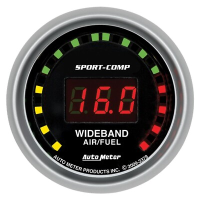 #ad Autometer Sport Comp 52mm Digital Wideband Air Fuel Ratio Fits Street Gauge $288.95