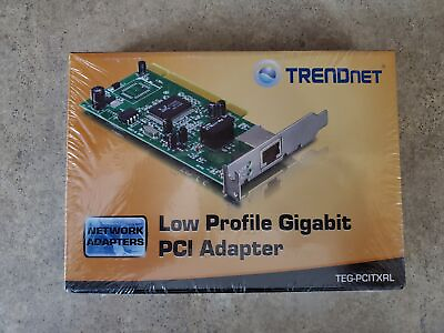 TRENDNET GIGABIT PCI NETWORK ADAPTER TEGPCITXR PCI NETWORK CARD H W:3.1R JT 35 $11.39