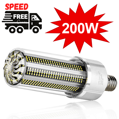 #ad Super Bright LED E27 Corn Bulb 25W 200W Lamp 110V 220V Smart IC E39 E4 Big Power $22.99