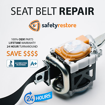 For DUAL STAGE SEAT BELT REPAIR OEM ALL MAKES amp; MODELS SAFETY RESTORE $58.95