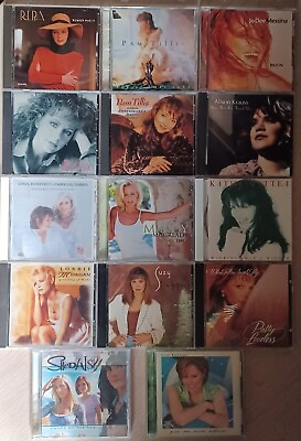 #ad 14 Female Country Music CD Lot Reba Allison Krauss Pam Tillis JoDee Messina $20.99