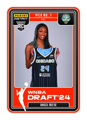 #ad 2024 Panini Instant WNBA Angel Reese Draft Night LP Rookie Card **Pre Sell** $7.98