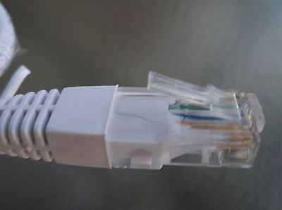 #ad Cat5e Patch Cord 6#x27; Ft Ethernet Network Cable in White 50 Pack Tuff Jacks $64.95
