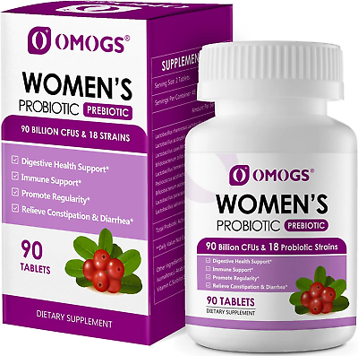 #ad Women#x27;S ProbioticWith Cranberry Extract and Organic Prebiotics90 Billion Cfus $12.98