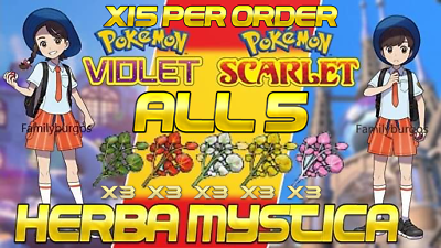 #ad Pokemon Scarlet and Violet Herba Mystica:Sweet Bitter Salty Sour Spicy $8.50