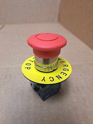 #ad Schneider Electric Emergency Stop Push Button Part No. ZBE 102 $45.00
