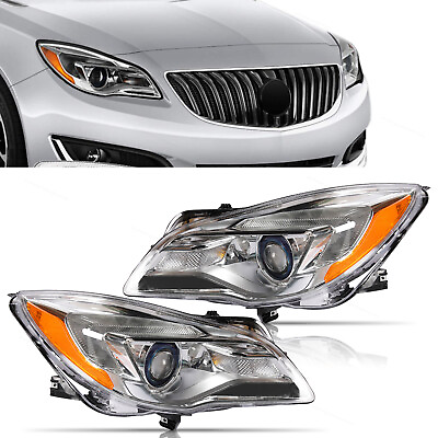 #ad Left amp; Right Side Halogen Headlights Headlamps Fit for 2014 2017 Buick Regal $144.88
