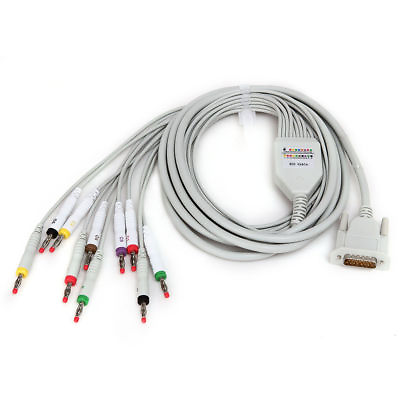 #ad 12 Lead ECG EKG Cable Lead Reusable SensorSnap Banana For CONTEC Brand Machine $29.99