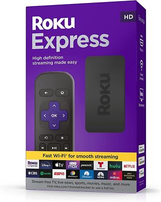 #ad Roku Express Cable Remote Black 3960R $38.00