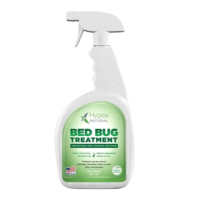 #ad Hygea Natural Bed Bug Killer Spray Kills Bed Bugs Dust mites Lice and more $23.75