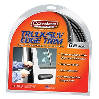 #ad 8 Feet of Truck SUV Door Edge Guards U Shape PVC Edge Trim Stays 8 ft Black $18.78