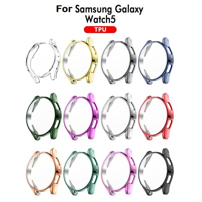 #ad 3PCS For Samsung Galaxy Watch 4 5 6 40mm 44mm Screen Protector Full Cover Case $10.99