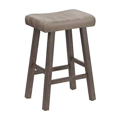 #ad Hillsdale Furniture Saddle Counter Stool Rustic Gray $62.29