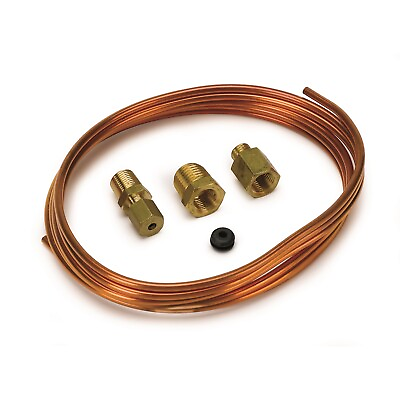 #ad Autometer 3224 Mechanical Oil Pressure Gauge 1 8quot; Copper Tubing 6#x27; Length Instal $19.24