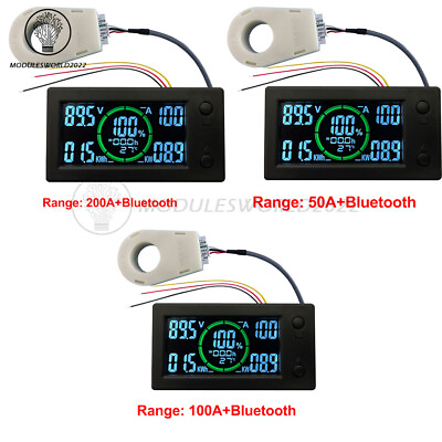 #ad #ad 50A 100A 200A 400A Bluetooth Voltage Current Power Energy Meter Coulomb Counter $36.99