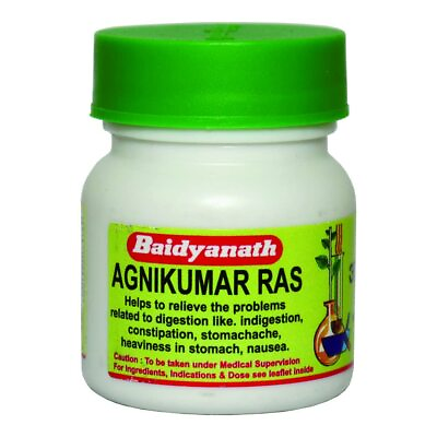 #ad Baidyanath Agnikumar Ras 80 Tablet x 2 $11.99