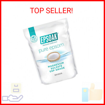 #ad Epsoak Epsom Salt 19 lb Resealable Bulk Bag Magnesium Sulfate USP. Unscented... $41.68