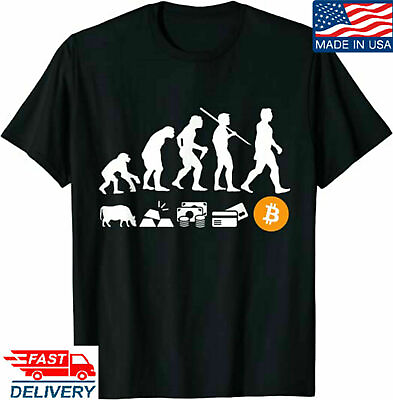 #ad Bitcoin Evolution of Money A BTC Crypto T Shirt Blockchain BTC Bitcoin T shirt $15.95