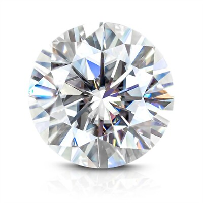 #ad 1.0ct 6.5mm D Color Round VVS1 Loose Moissanite Stone With Certificate GRA $9.59