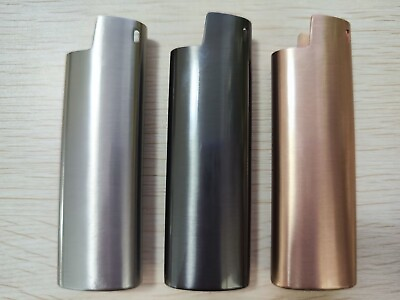 #ad New 1PC Metal Lighter Case Cover For Bic J3 Lighters Lighter Shell Sleeve $14.50