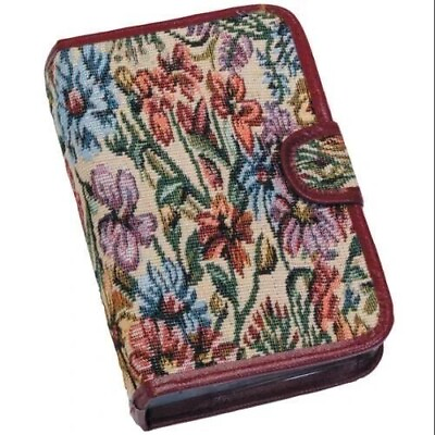 #ad Pill Box Holder Tapestry Floral 14 Day Travel Case Medication Reminder Case NEW $18.37
