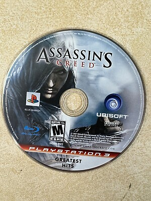#ad Assassin#x27;s Creed Sony PlayStation 3 2007 PS3 Tested and working Disk only $4.99